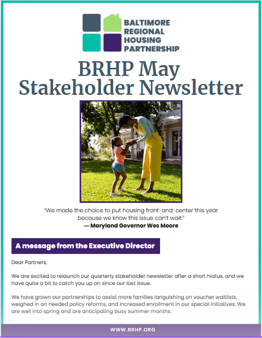 Q2 Stakeholder Newsletter – May 2024