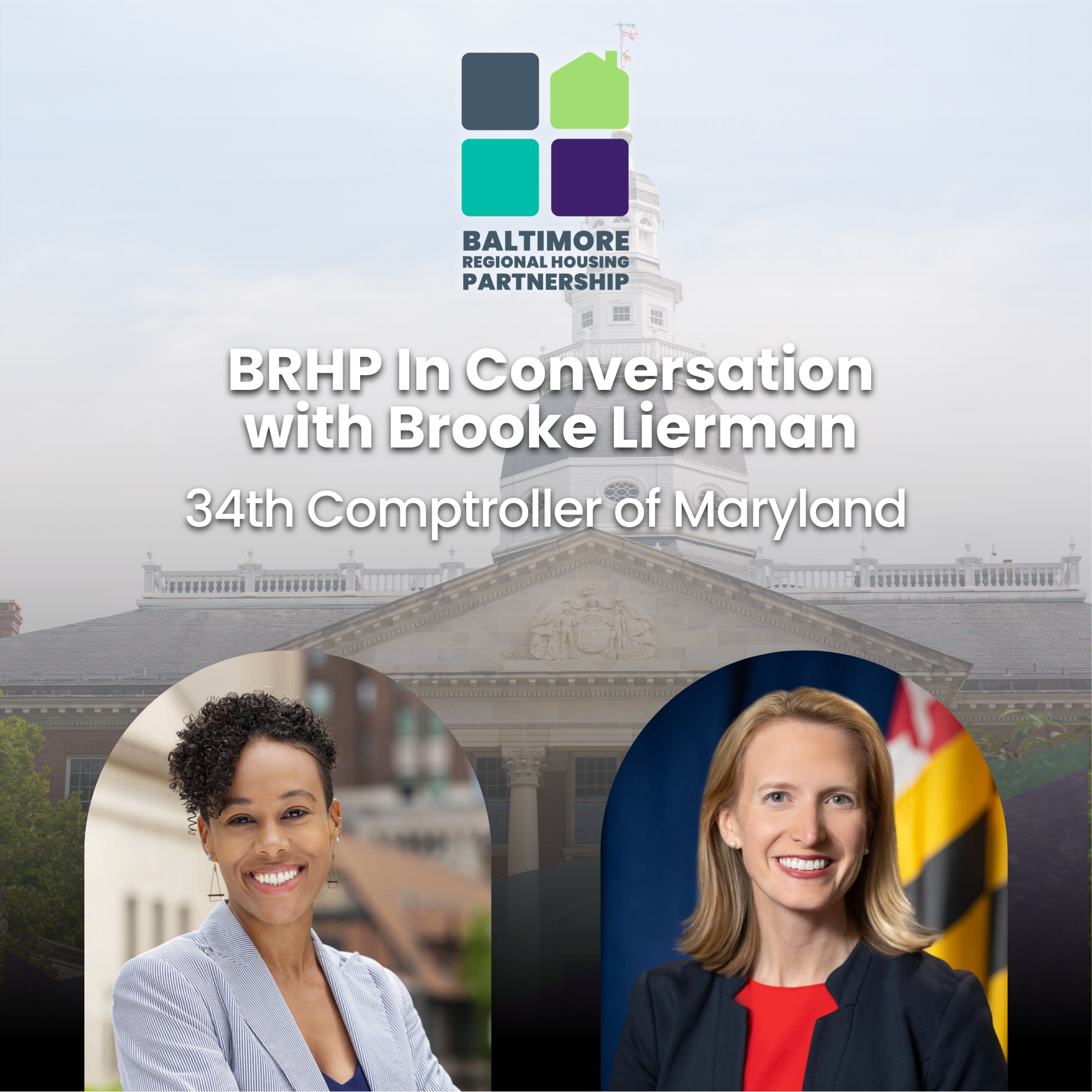 BRHP In Conversation with Comptroller Brooke Lierman: Housing, Jobs, and the Path Forward for Maryland 