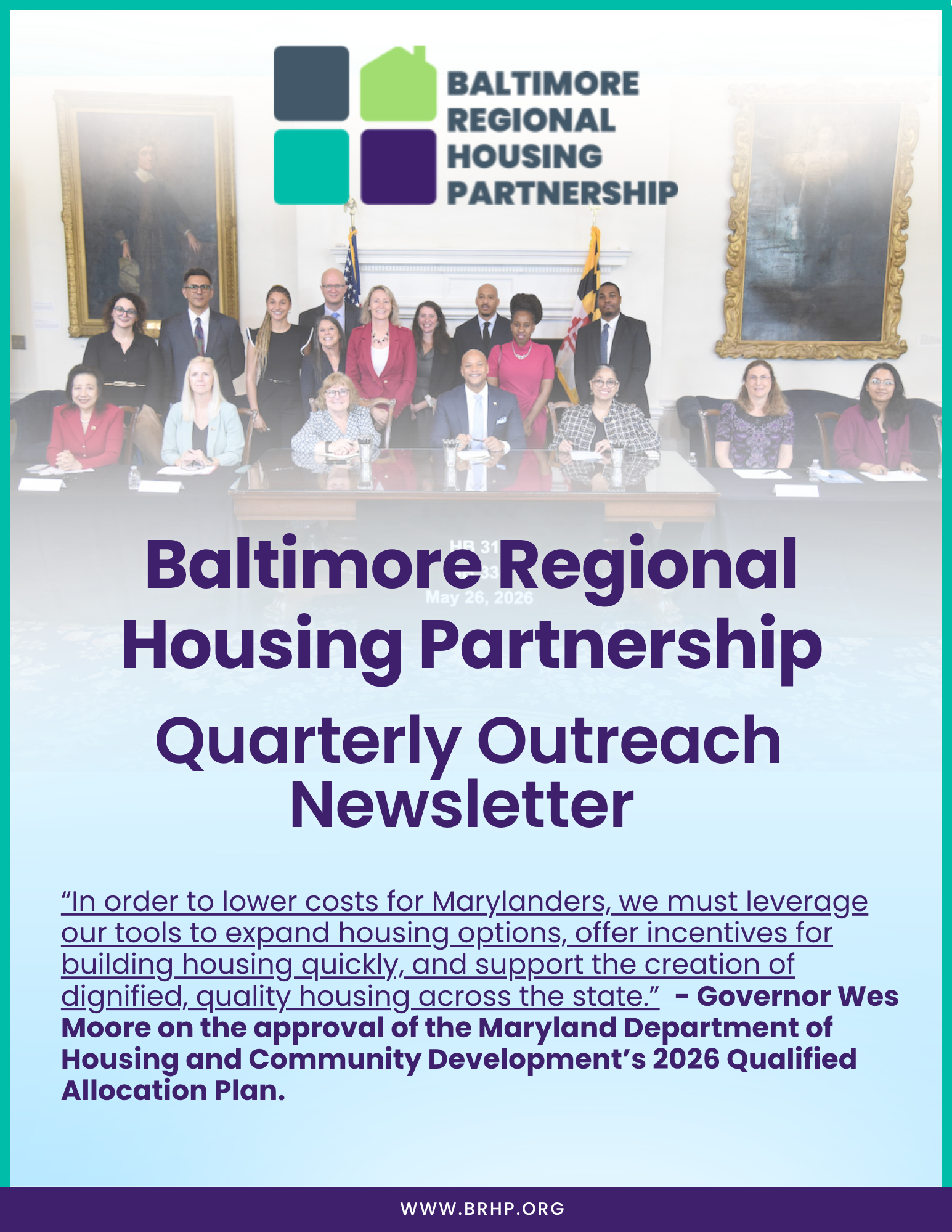 BRHP Quarterly Outreach Newsletter Q2 2026